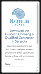 Mobile Screenshot of nautilus-homes.com